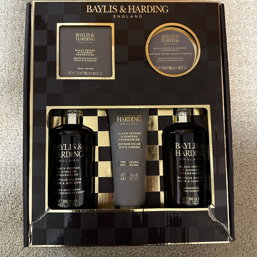 Baylis & Harding Black Pepper & Ginseng Gift Set